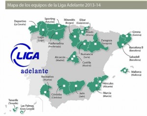 Mapa Liga Adelante1