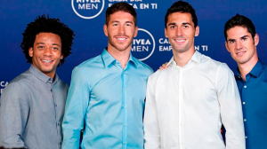 Carvajal Isco Marcelo y Modric NIVEA